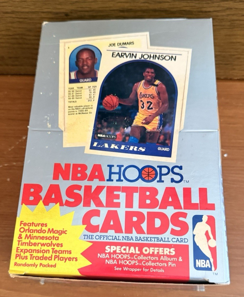 1989 NBA Hoops Series II two 2 Wax Box 36 Packs David Robinson RC Michael Jordan