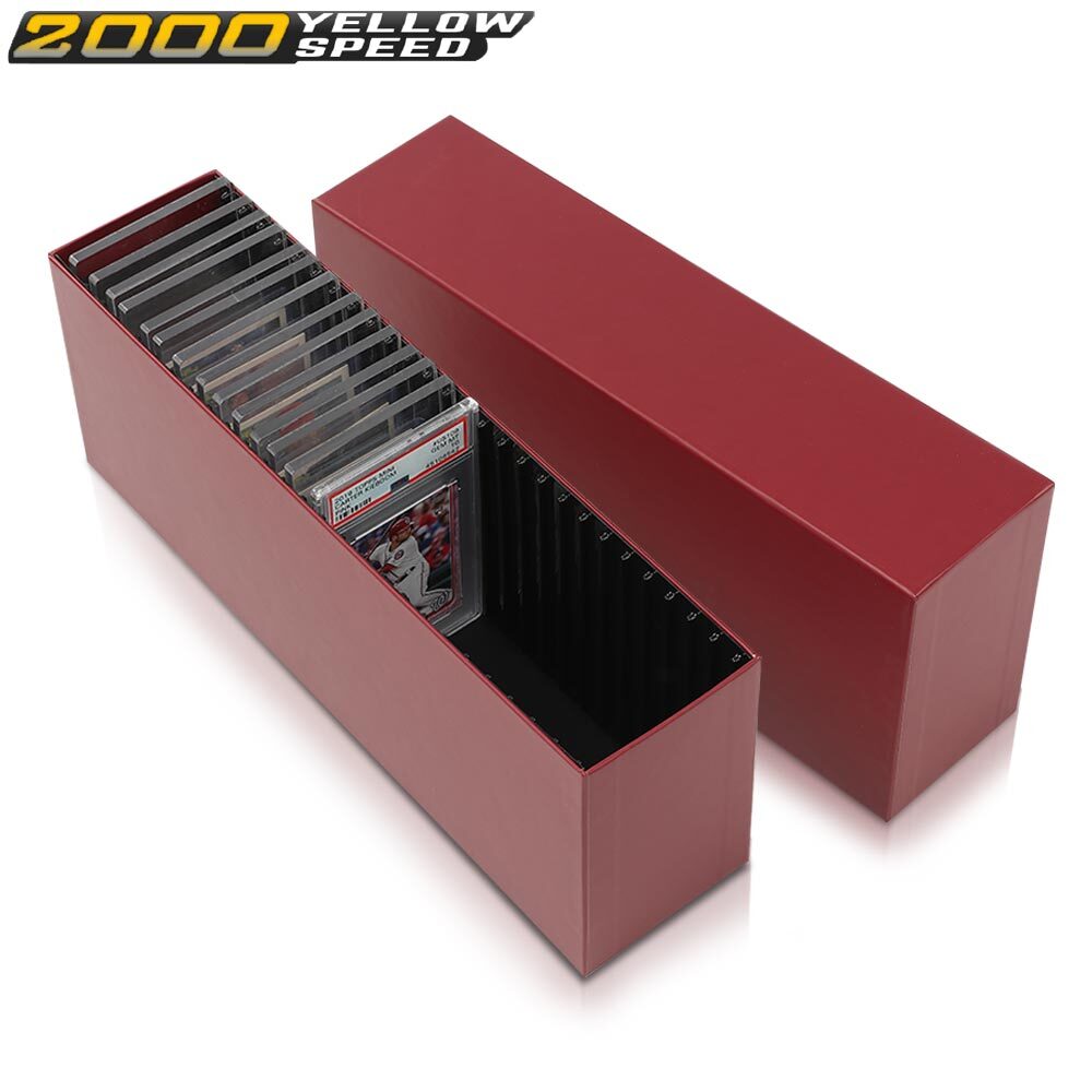 For PSA Certified Slabs Storage Case MTG Pokemon Slotted Graded Card Box