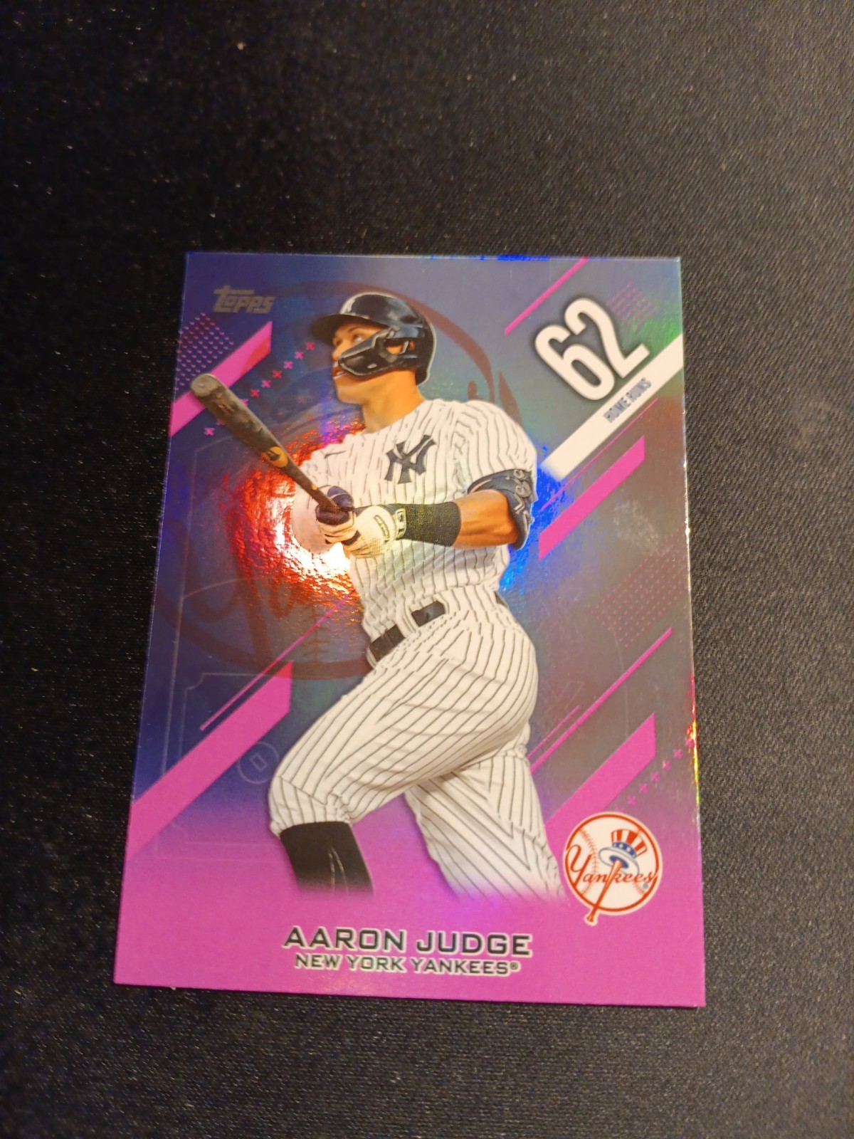 AARON JUDGE 2026 Topps Series 2 ⚾️ 2022 Home Run Leaders # CN-1 PINK HOLO SSP