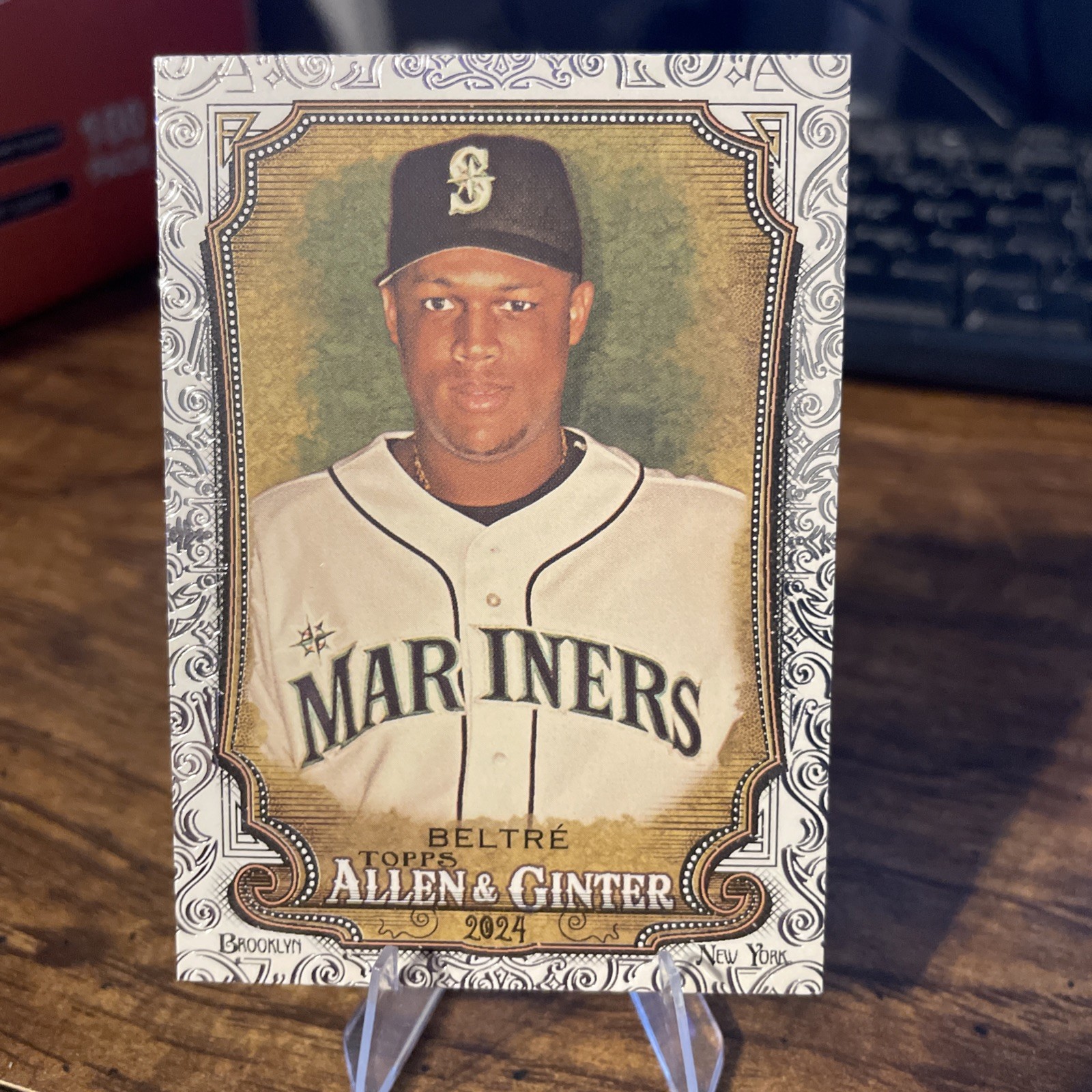 2024 Topps Allen & Ginter – Adrian Beltre #178 Foil Filagree