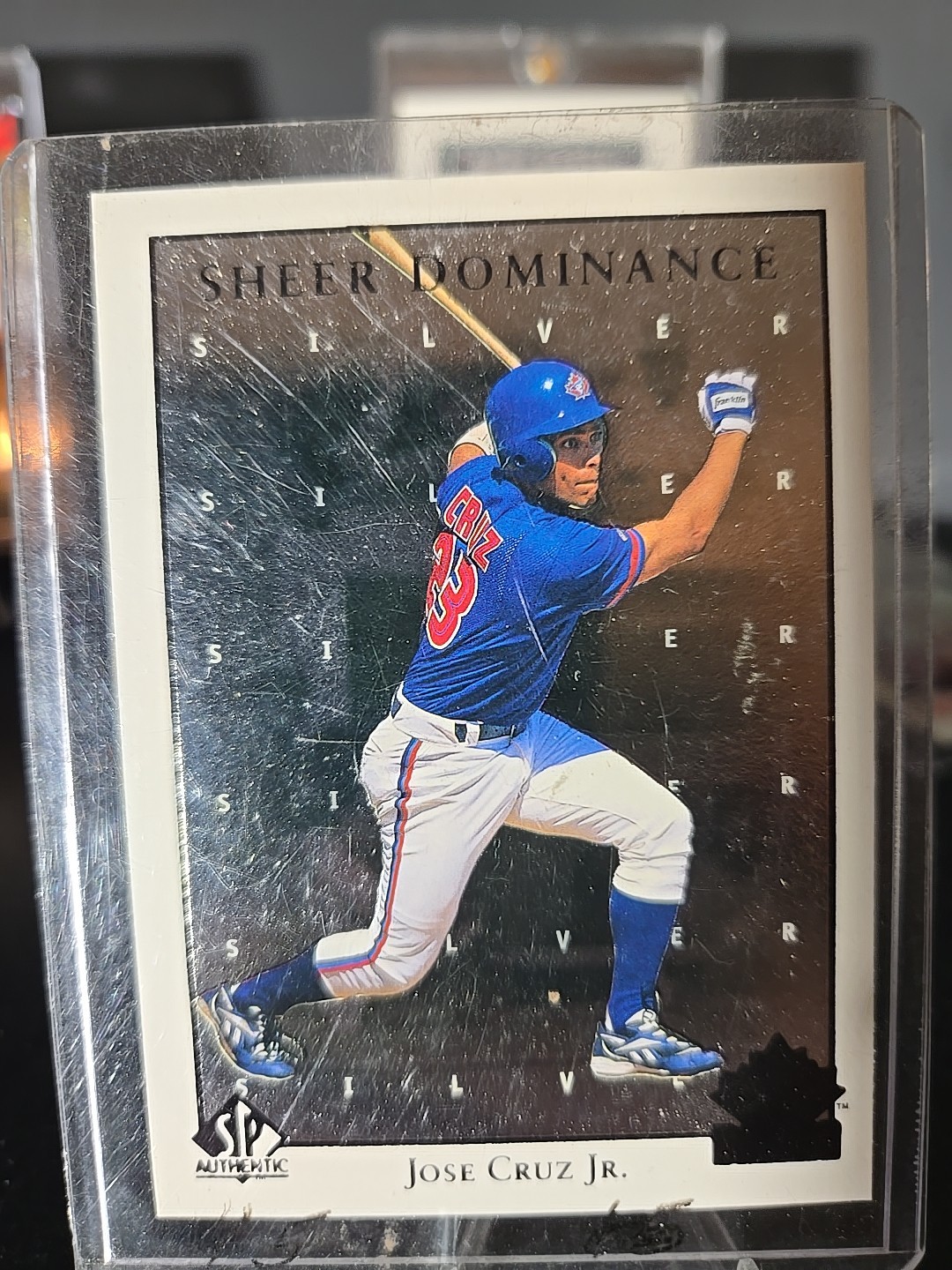 1998 SP Authentic Jose Cruz Jr SHEER DOMINANCE #SD23 Blue Jays