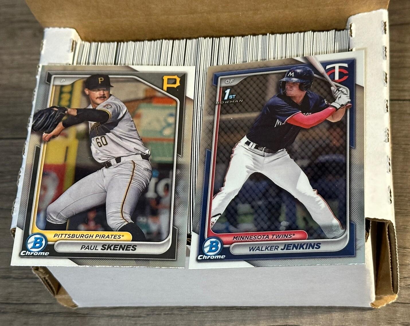 2024 Bowman Chrome Baseball Complete Prospect Set BP1-BP150