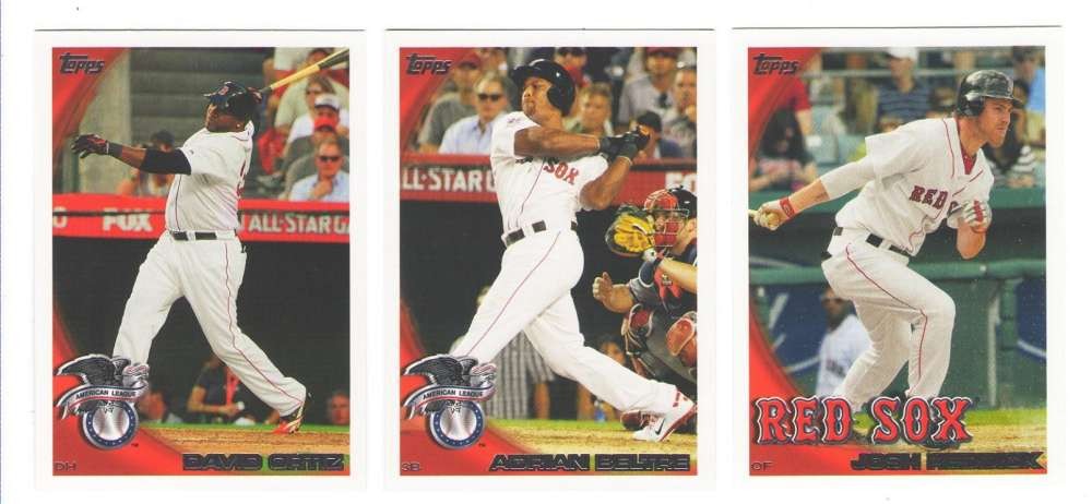 2010 Topps Update – BOSTON RED SOX Team Set