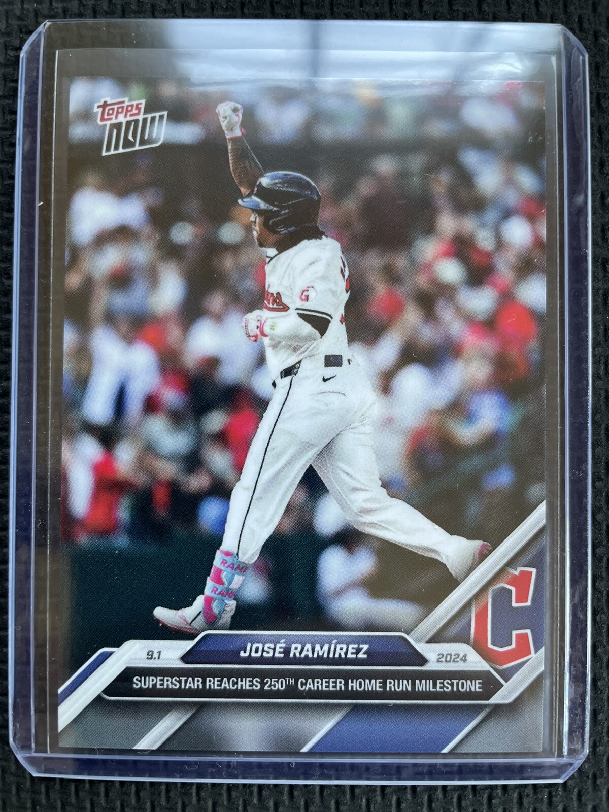 2024 Topps Now Jose Ramirez #628 Career Home Run #250 Guardians PR: 817