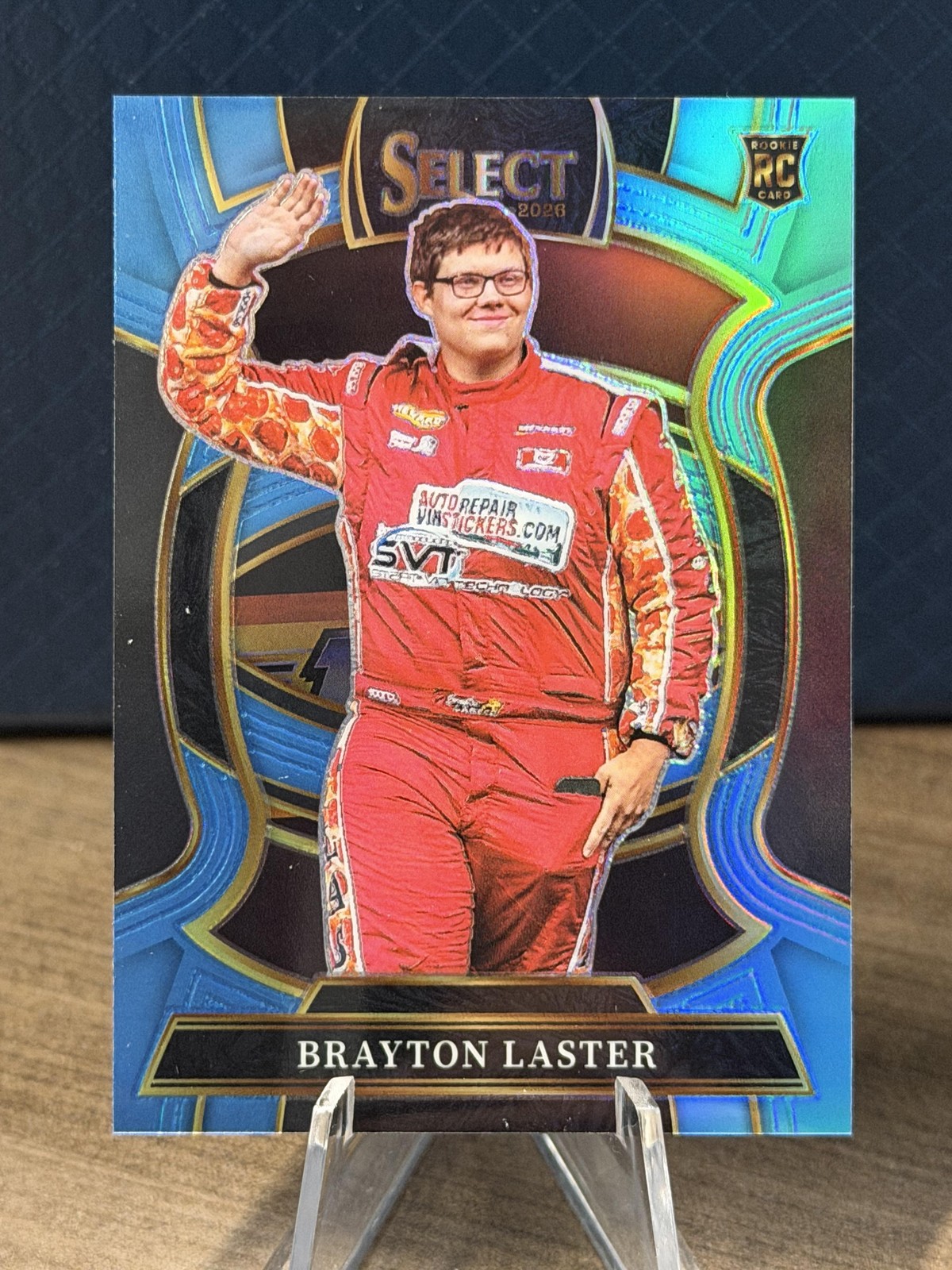 2026 Panini Select #3 Brayton Laster Light Blue Prizms #/199