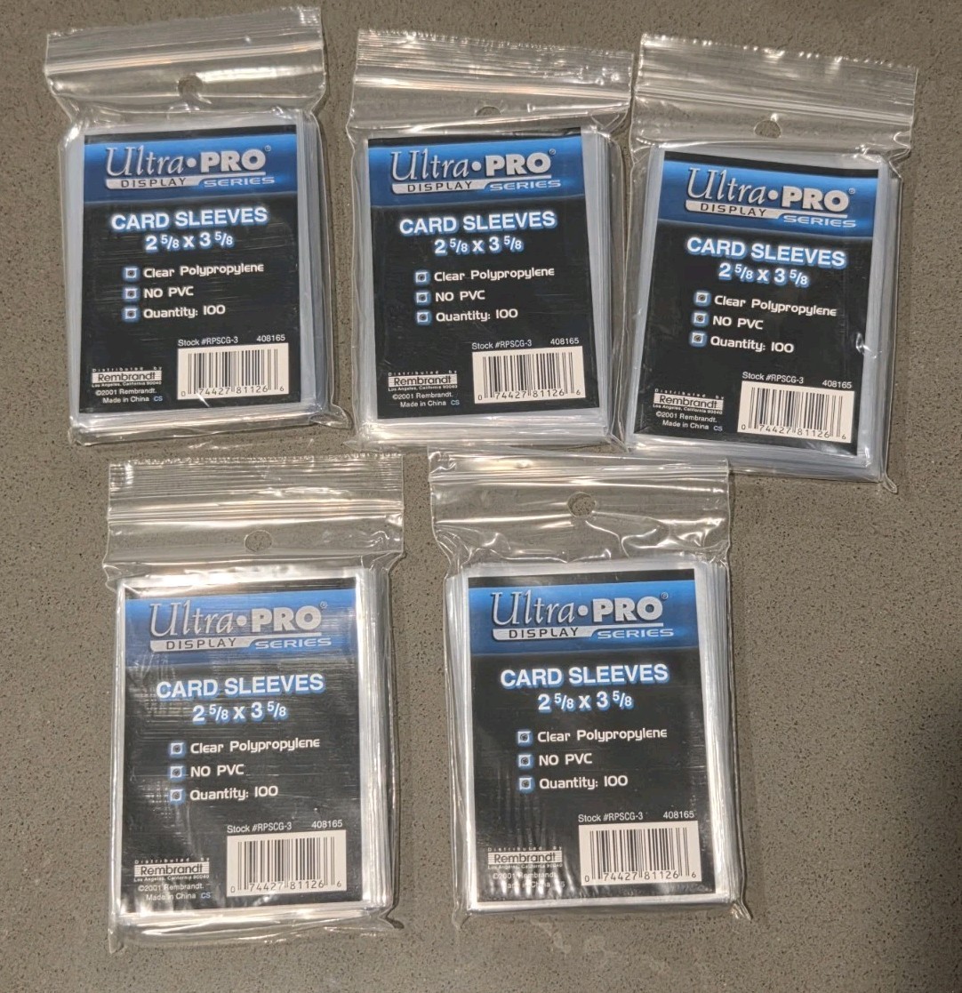 500 ULTRA PRO TRADING CARD PENNY SLEEVES BASEBALL MAGIC POKEMON SPORTS CARDS