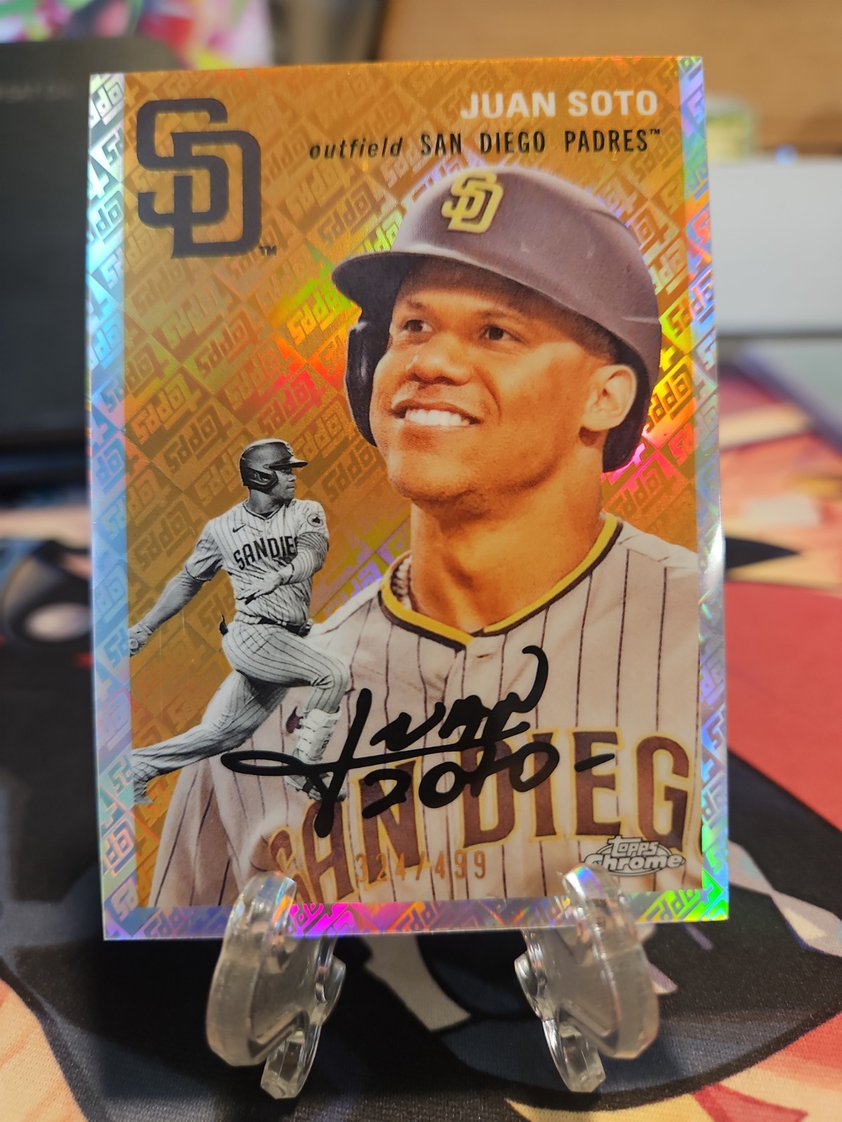 2023 Topps Chrome Platinum Anniversary – Juan Soto #346 Topps Refractor /499