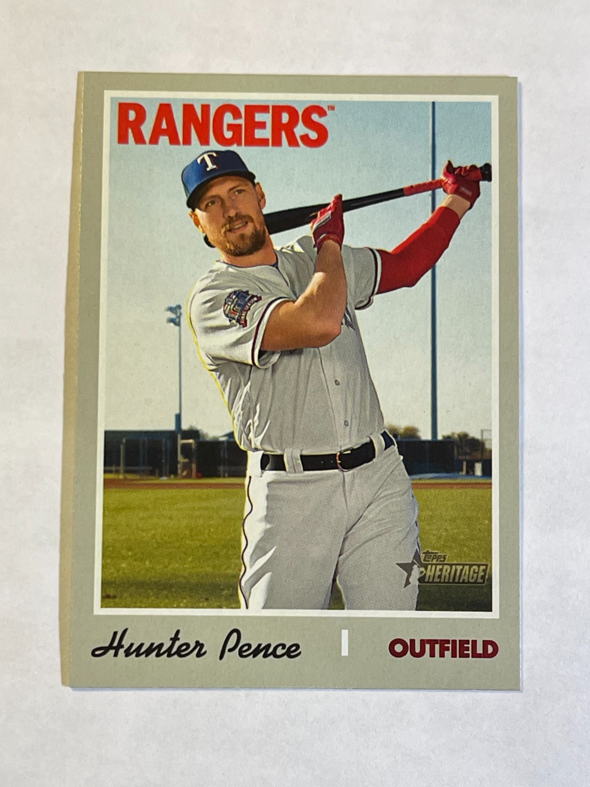 2019 Topps Heritage High Number – Hunter Pence #704 High Number SP Short Print
