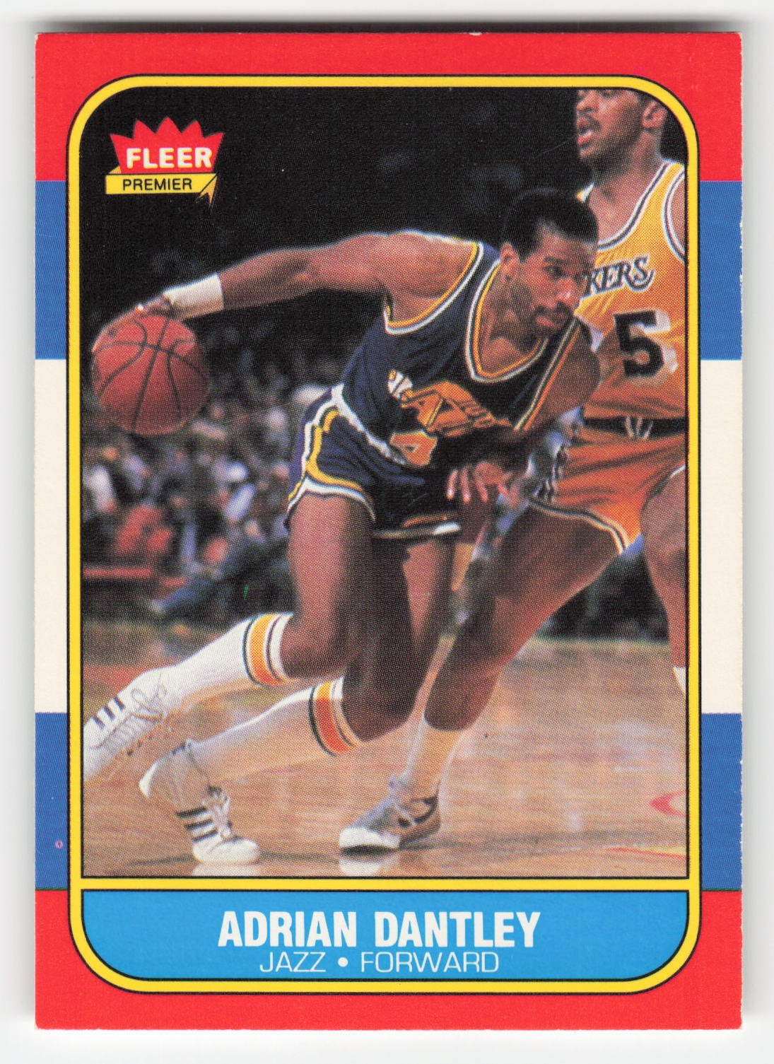 Adrian Dantley 1986-87 Fleer #21 Utah Jazz VG