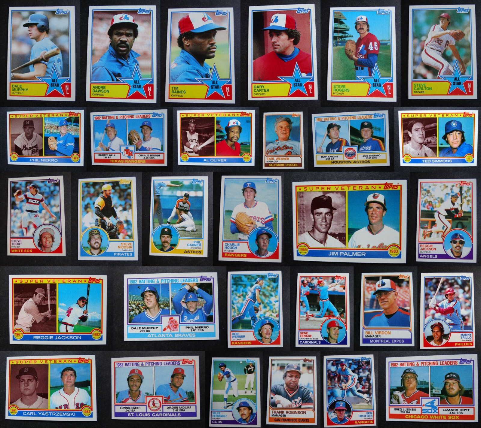 1983 Topps Baseball Cards Complete Your Set U You Pick From List 401-600