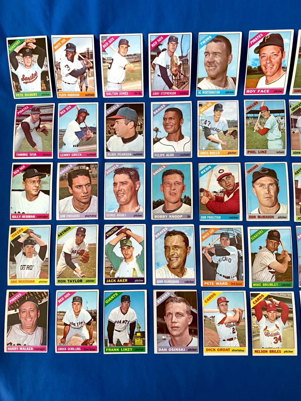 1966 Topps “Base, RCs, Semi Stars” Baseball Cards (You Choose – Finish Your Set)