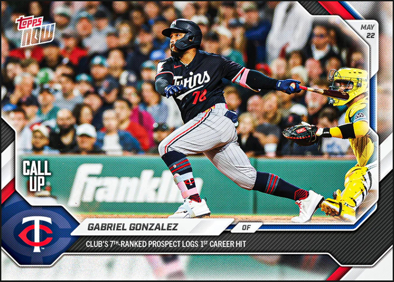 Gabriel Gonzalez (CALL UP) 1st MLB Hit – 2026 MLB Topps NOW® – Card 230 PRE-SALE