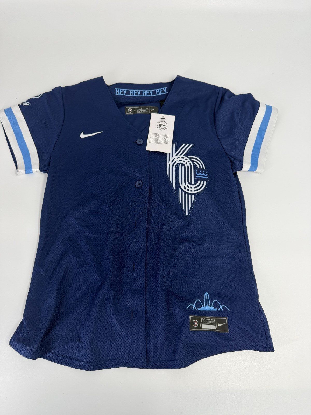 Nike Kansas City Royals City Connect Jersey Womens Size Medium M Standard Fit