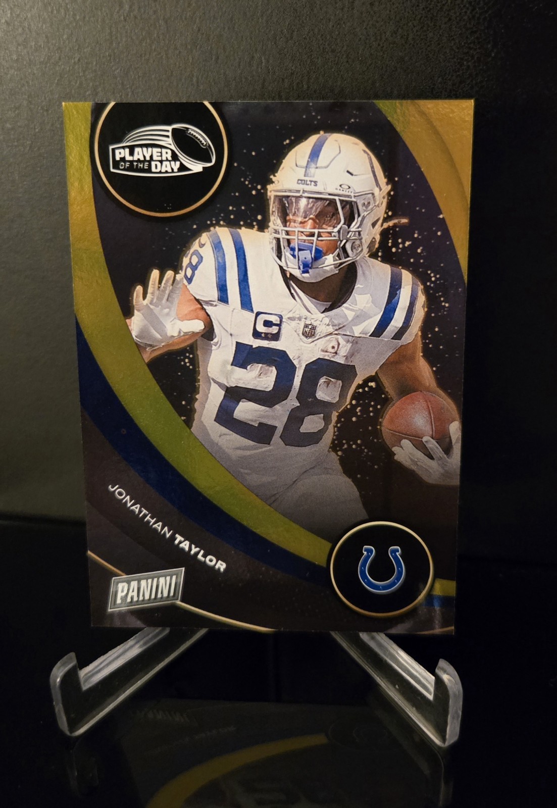 #d 1/10 🔥 JONATHAN TAYLOR SSP 2024 Panini Player of the Day Gold Foil #30