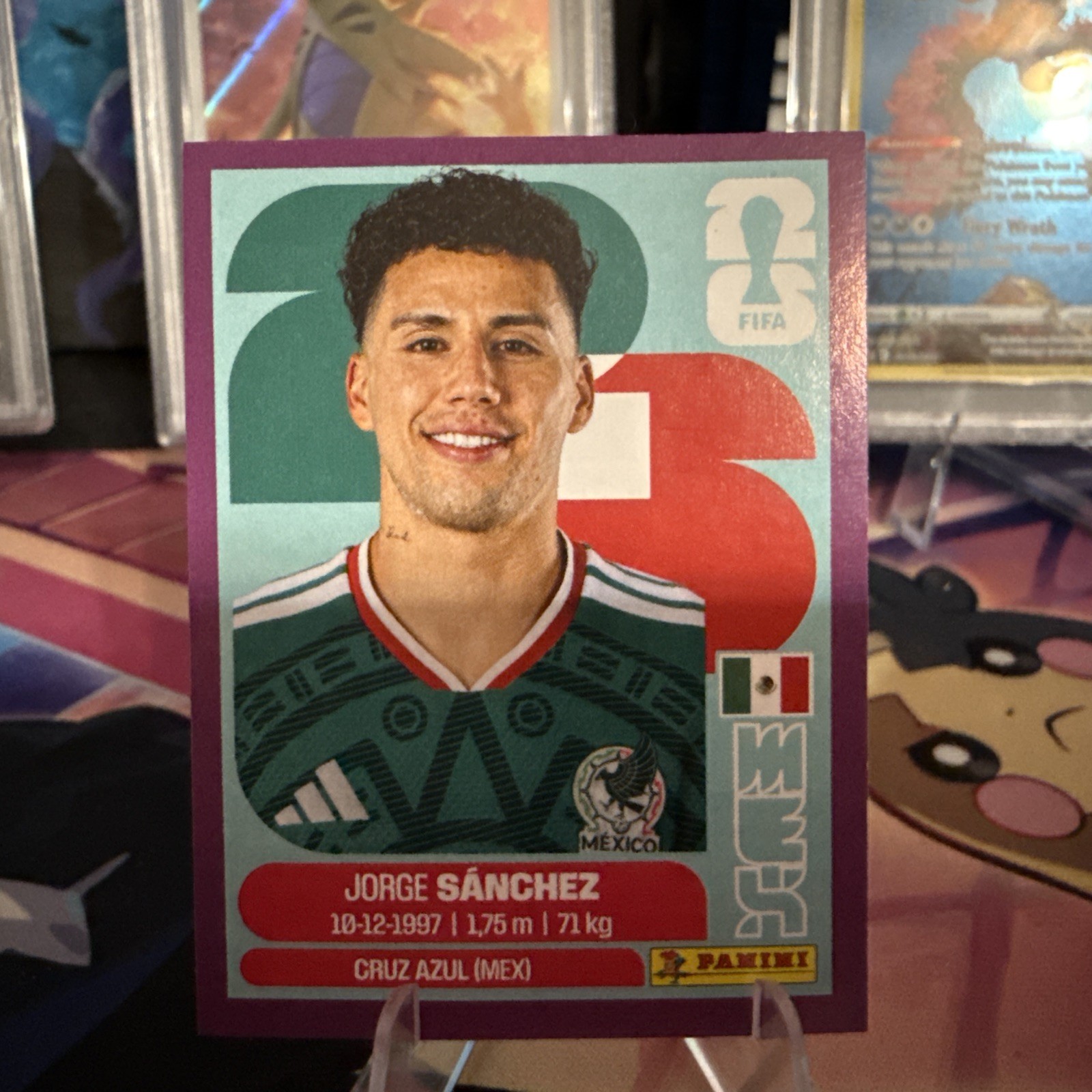 Jorge Sanchez 2026 Panini FIFA World Cup Sticker Purple Border MEX 4(1 in 200+)