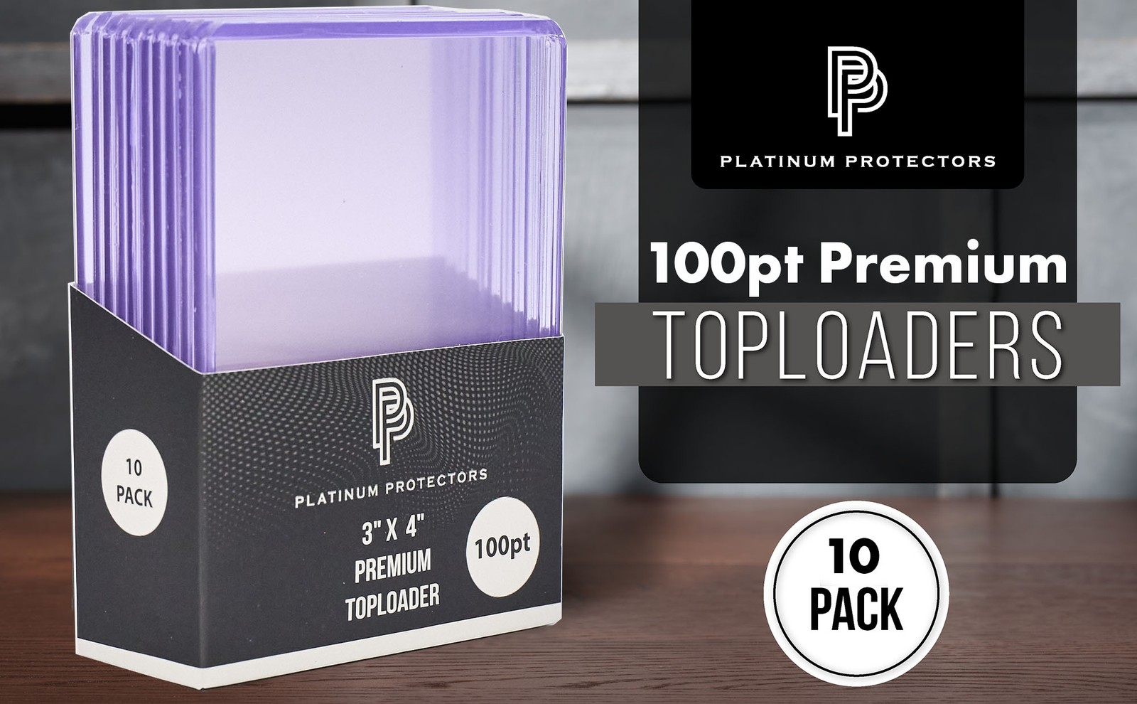 500 – 100pt Top Loaders Full Case Platinum Protectors Premium Thick Toploaders