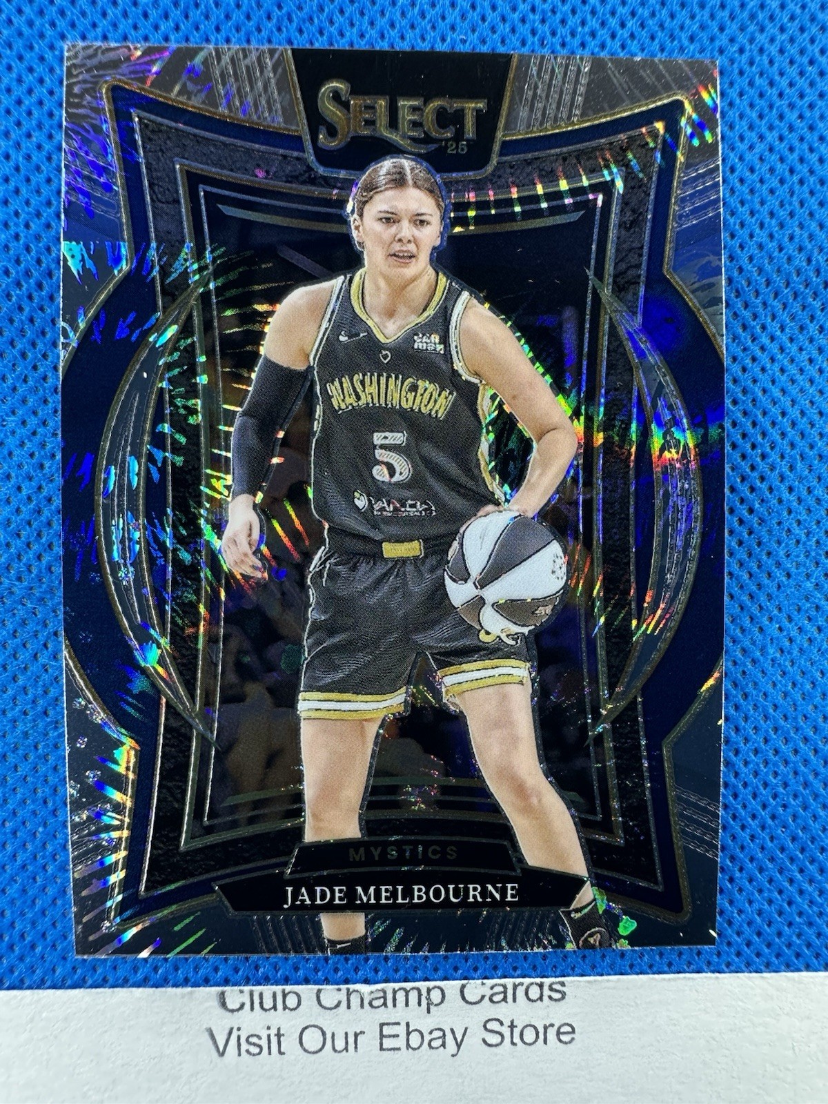 2025 #3 Jade Melbourne Panini Select WNBA Concourse Silver Party Prizm Mystics