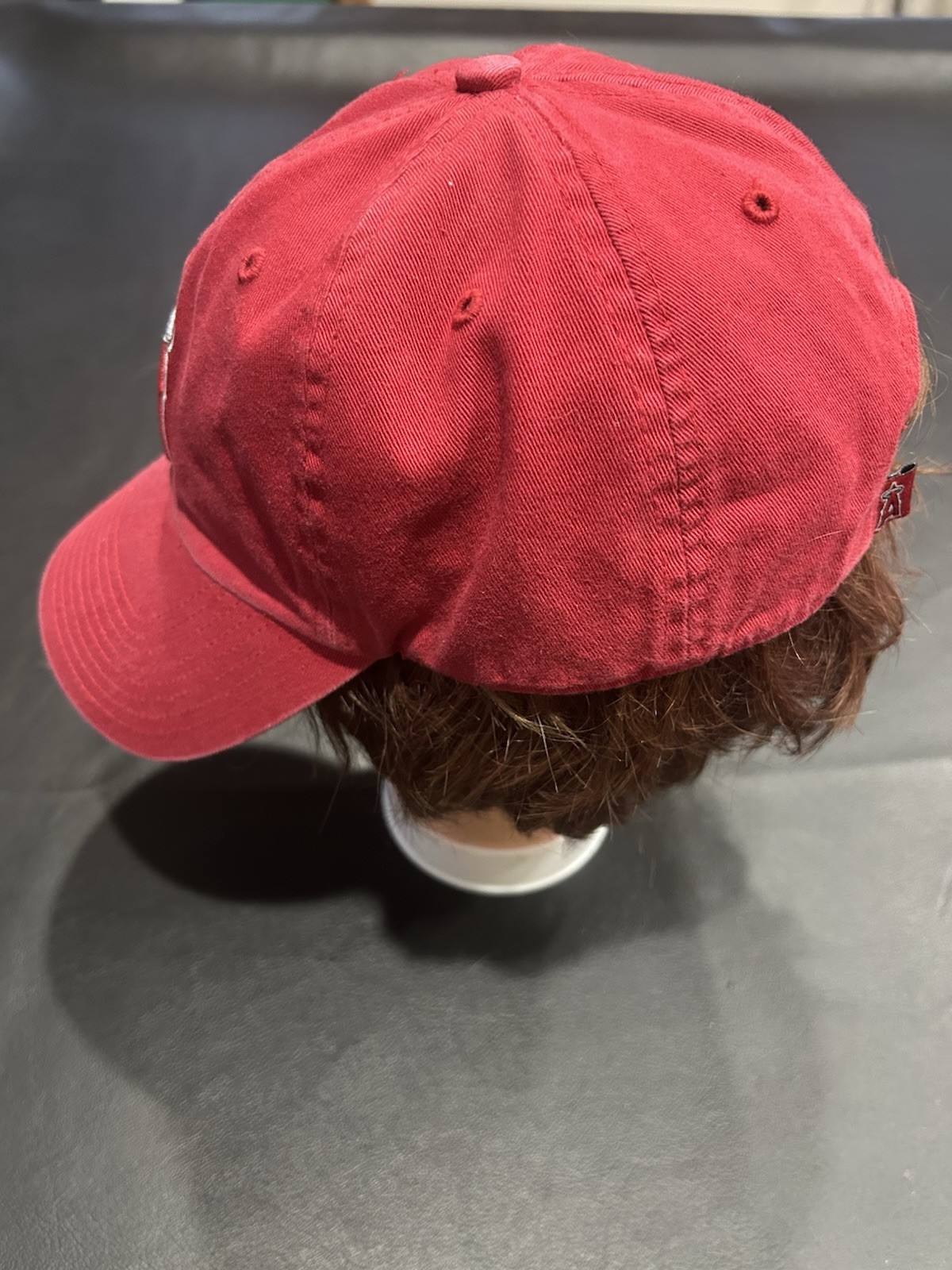 Anaheim Angles RED TWIN ENTERPRISE ADJUSTABLE MLB ANLES HAT. Never worn!