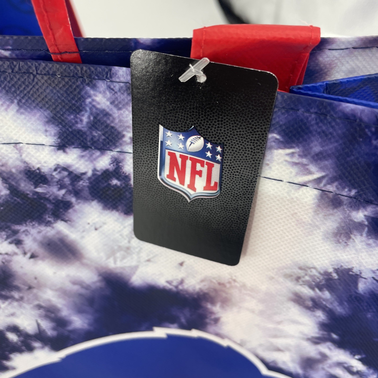 Buffalo Bills Reusable Tote NFL Team Logo Grocery Tote Shopping Bag Lot of 2