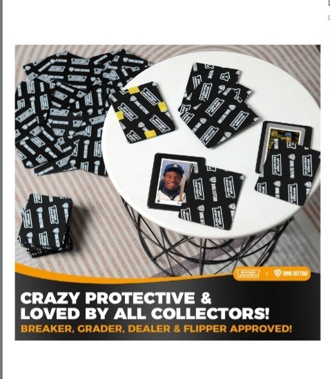Ding Defend 110-Pack Trading Card Protector Shipping – 3.5 X 4.5 Inch Black