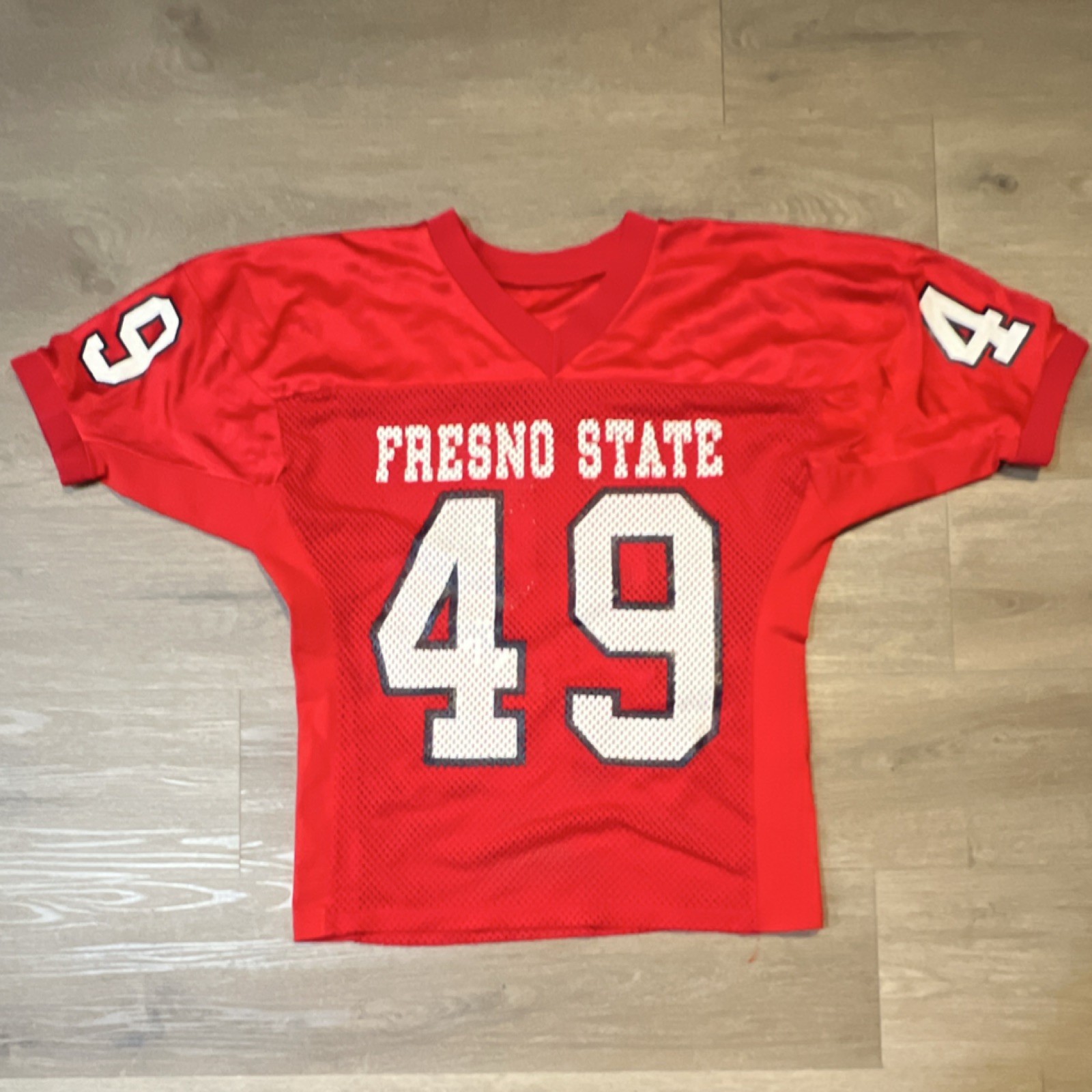 Fresno State Bulldogs Football Jersey #49 Red