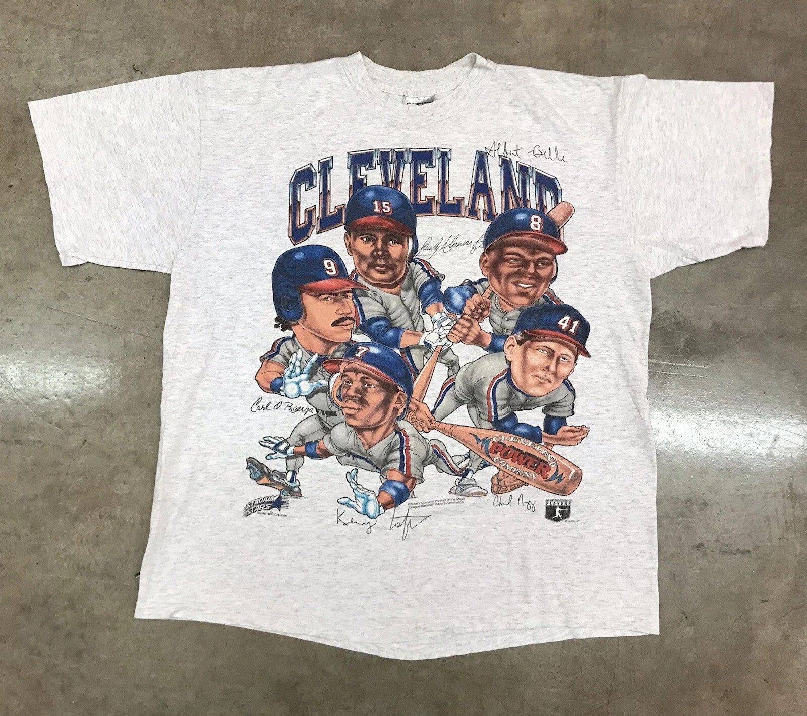 Cleveland Indians MLB World Series Caricature T Shirt Unisex tee HN6357