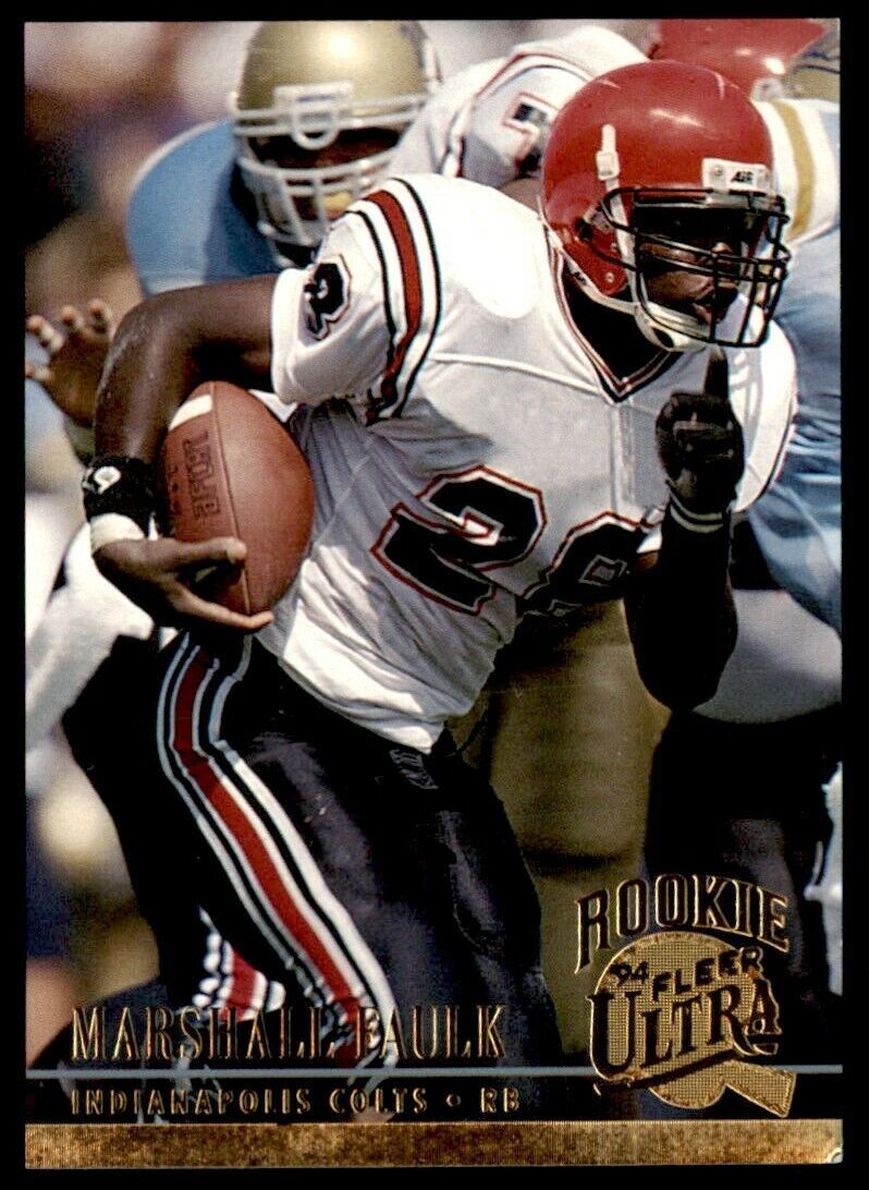 1994 Fleer Ultra Marshall Faulk Indianapolis Colts Rookie Card #133
