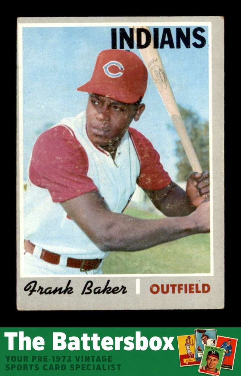 1970 Topps #704 Frank Baker RC VG/VGEX X3754372