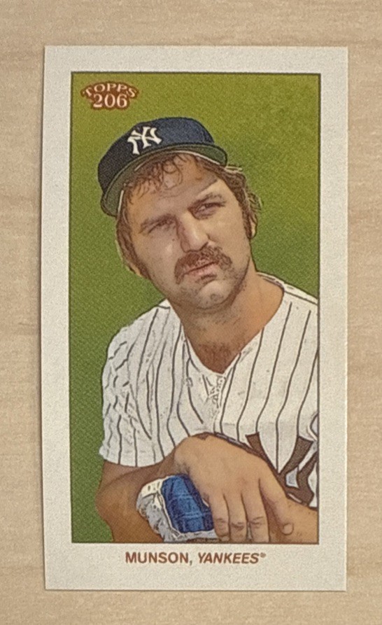 THURMAN MUNSON – 2024 Topps 206 (T206) [Base] – #122 – NEW YORK YANKEES