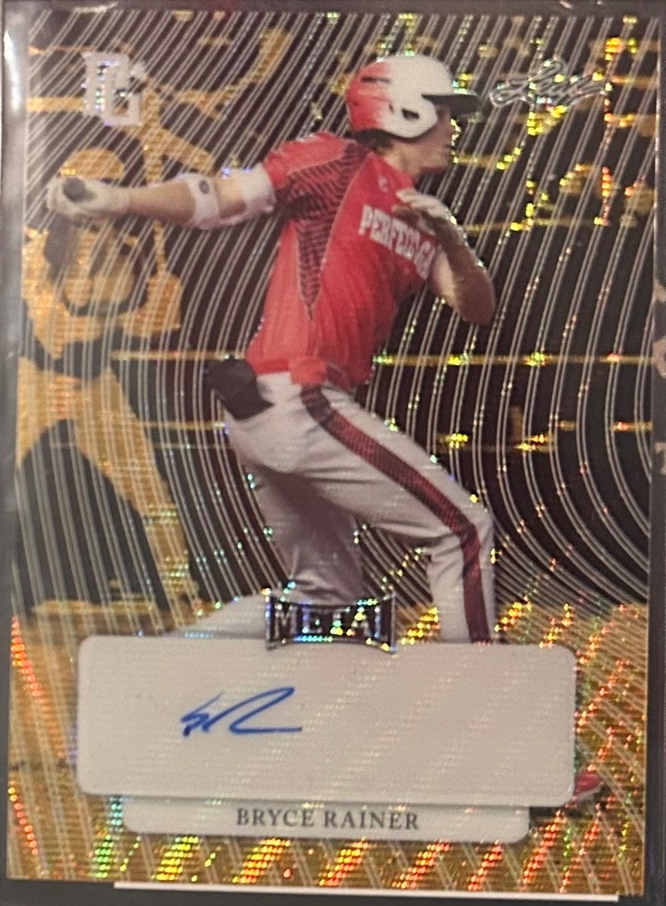 #1/1 BRYCE RAINER AUTO 2023 PG GOLD WAVE SSP AUTOGRAPH TIGERS