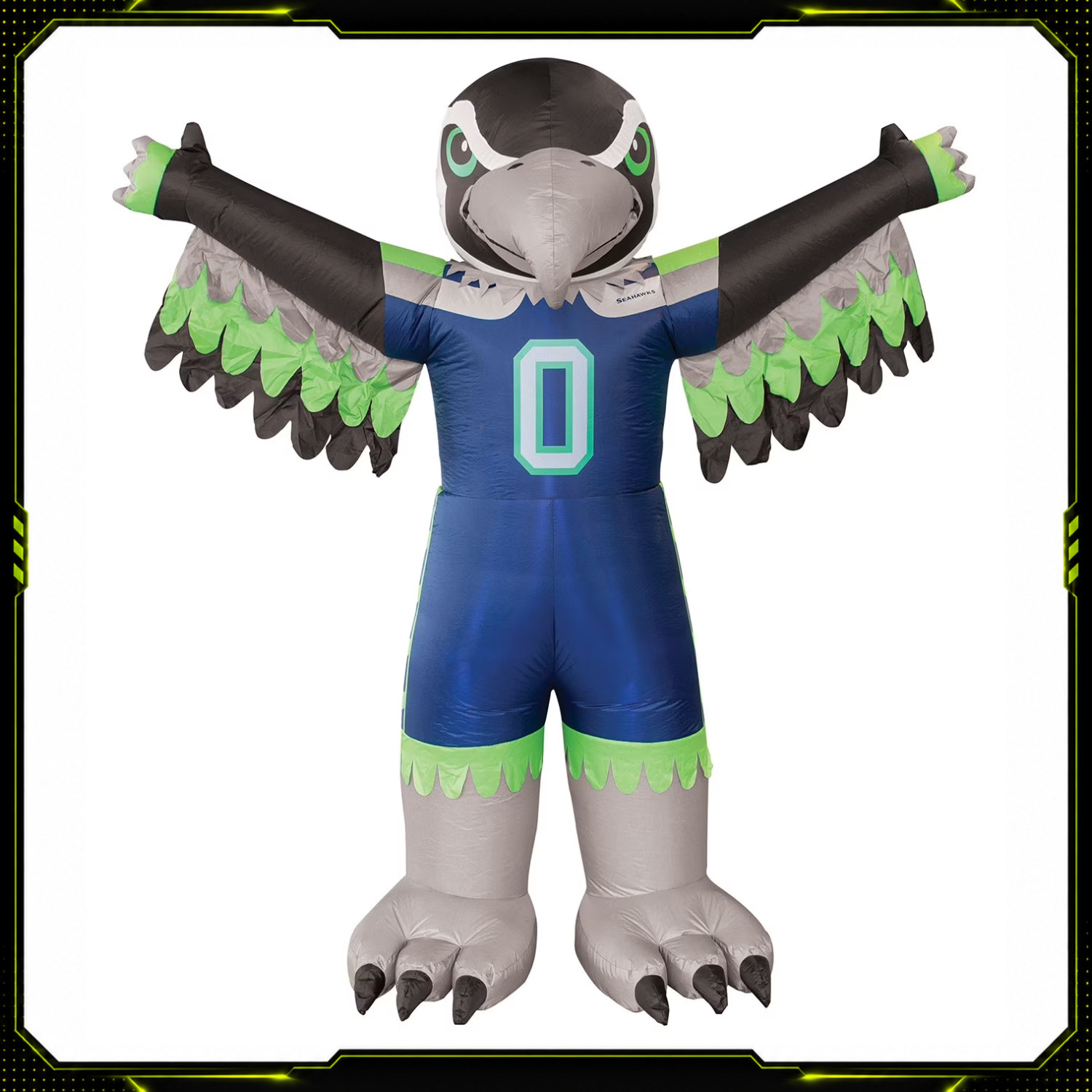 Seattle Seahawks 7 Ft Inflatable Mascot NFL Team Yard Decoration