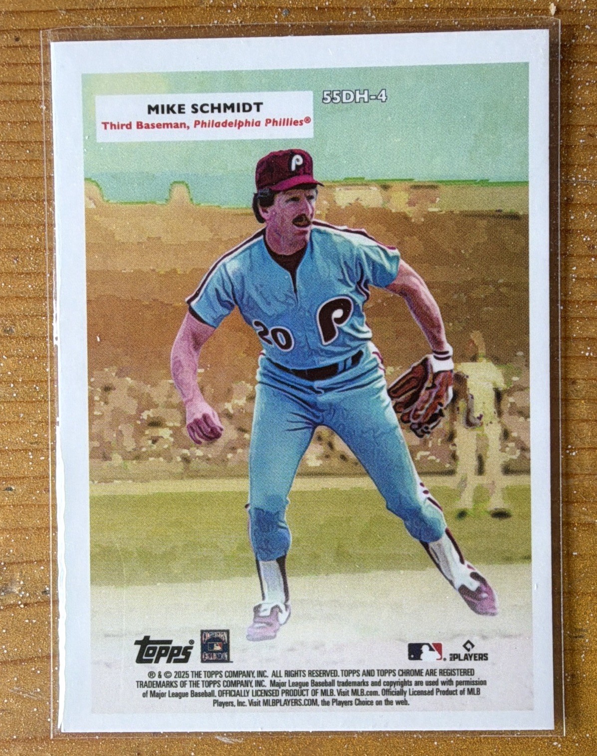 Topps 2025 Chrome platinum Double header Bryce Harper & Mike Schmidt Phillies