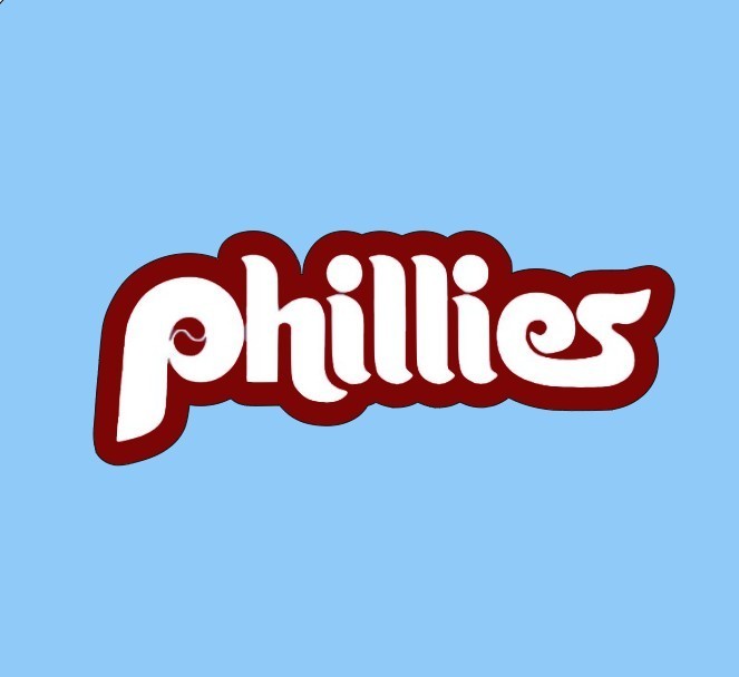Philadelphia Phillies Sticker MLB Baseball Die Cut Laminated