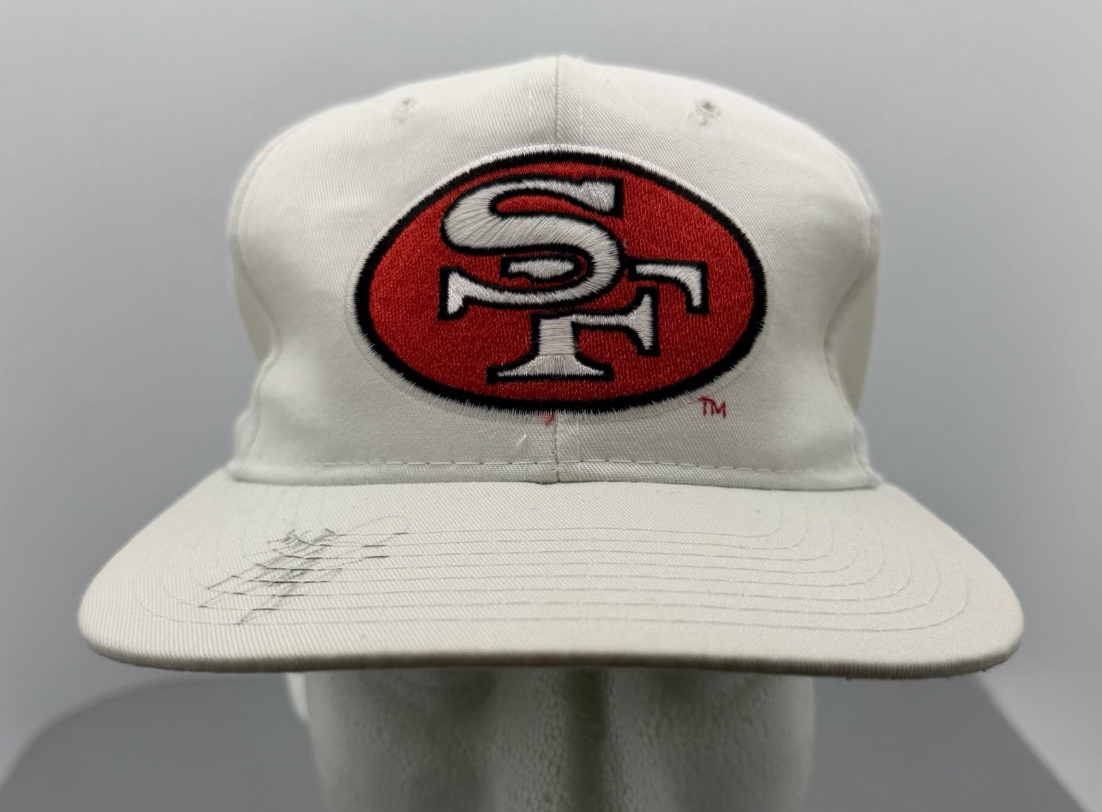 VintageNew Era San Francisco 49ers Snapback Hat With Unknown Signature