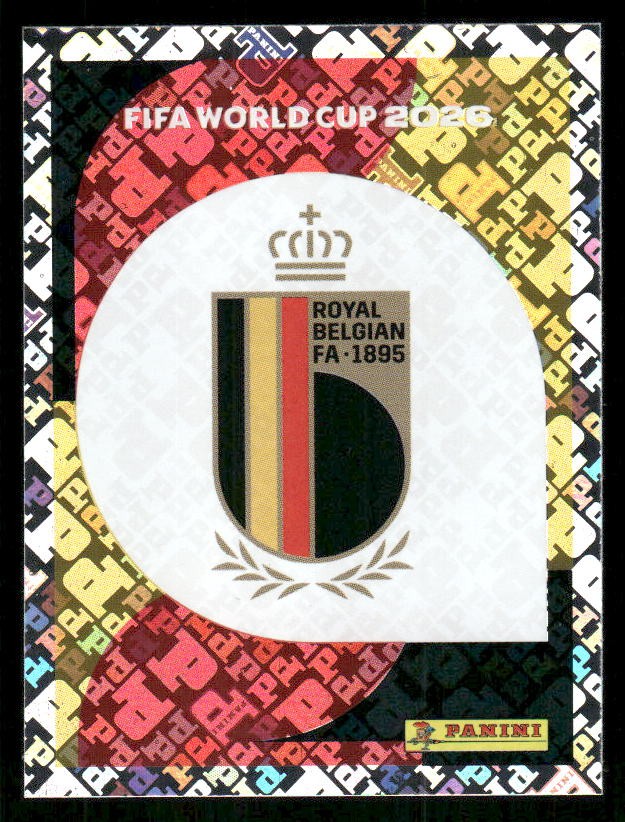 2026 Panini FIFA World Cup Stickers Belgium #BEL1 Emblem FOIL