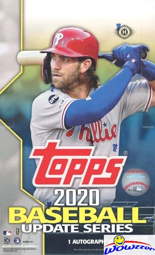 2020 Topps Update Baseball Factory Sealed HOBBY Box-AUTO/RELIC+SILVER Pack