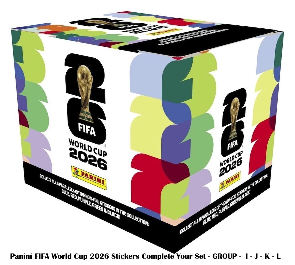 Panini FIFA World Cup 2026 Stickers Complete Your Set – GROUP – I – J – K – L