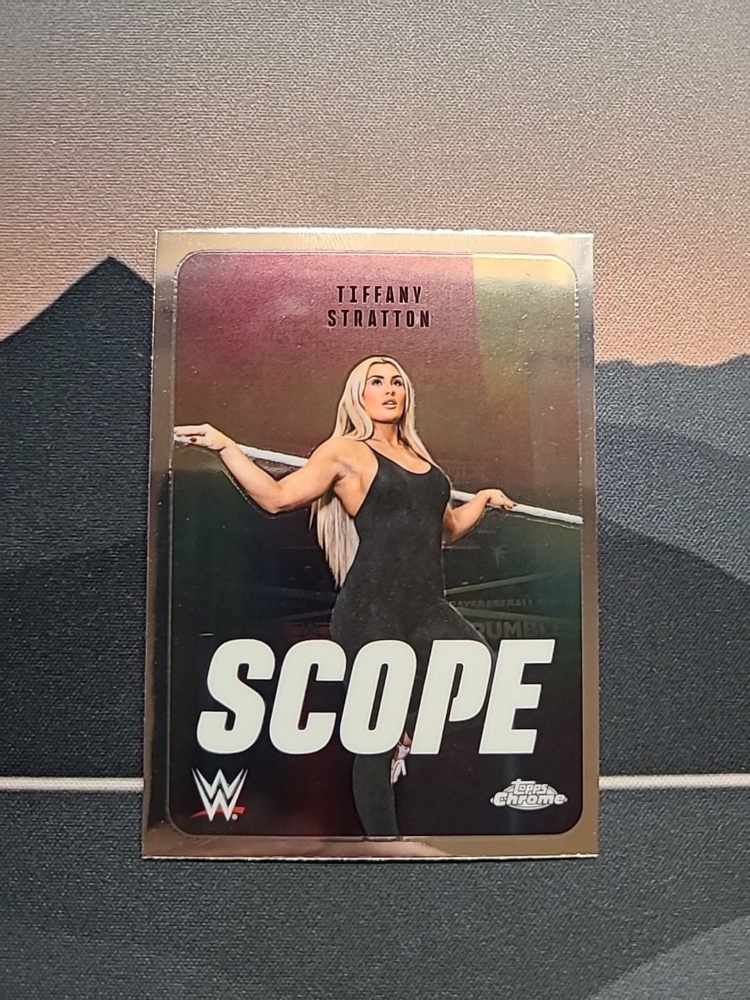 2026 Topps Chrome WWE TIFFANY STRATTON #SCO-2 Scope Insert 🔥