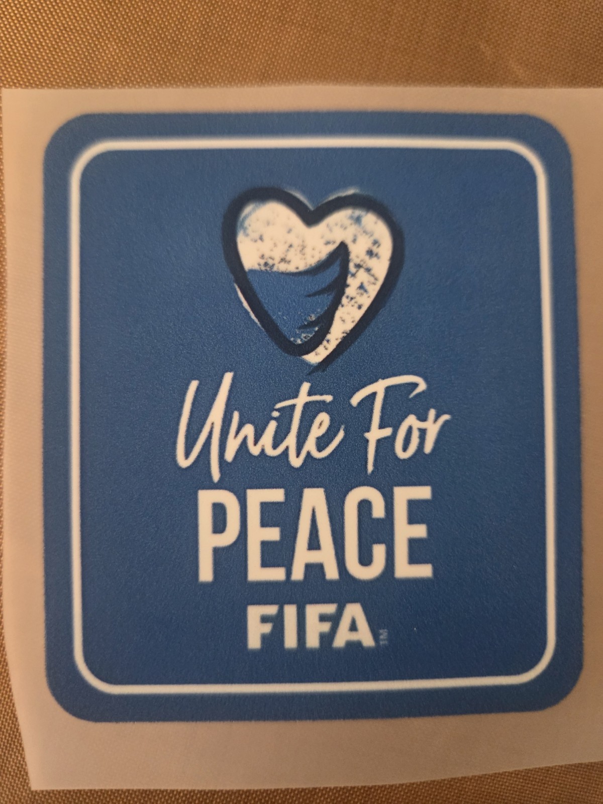 2026 FIFA World Cup Patch “Unite For Peace” FIFA WC 2026/Color Blue UFP Patch WC