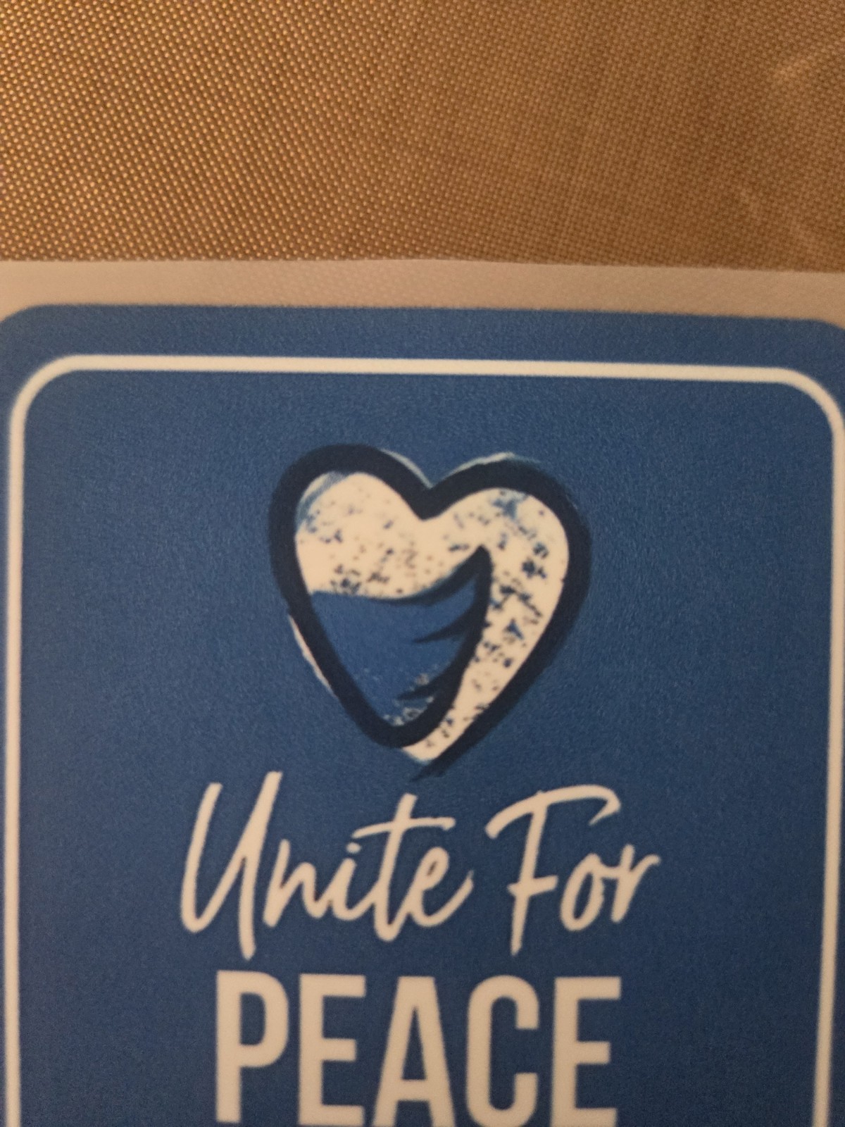 2026 FIFA World Cup Patch “Unite For Peace” FIFA WC 2026/Color Blue UFP Patch WC