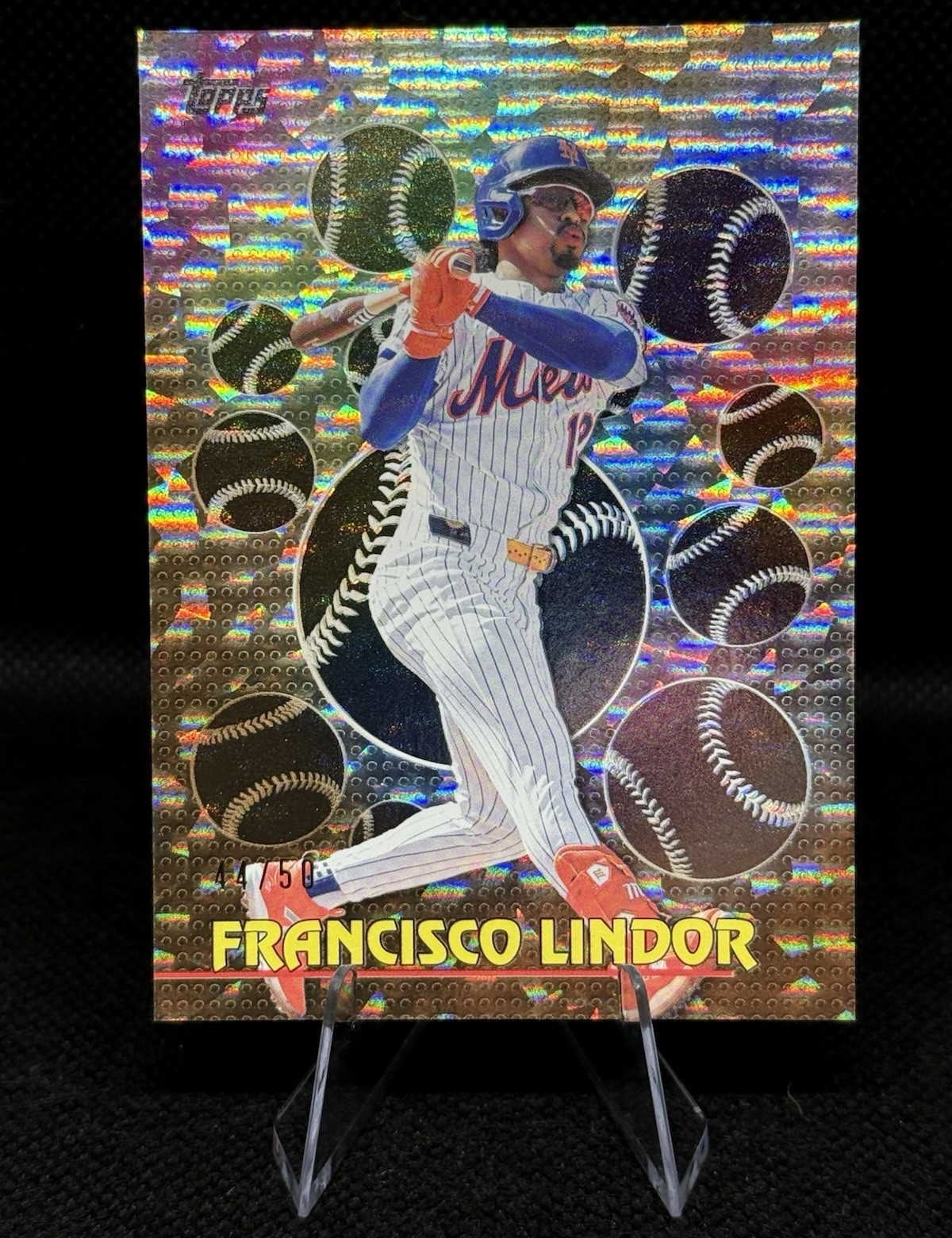 2026 Topps Series 2 Titans of the Game Francisco Lindor Gold 44/50