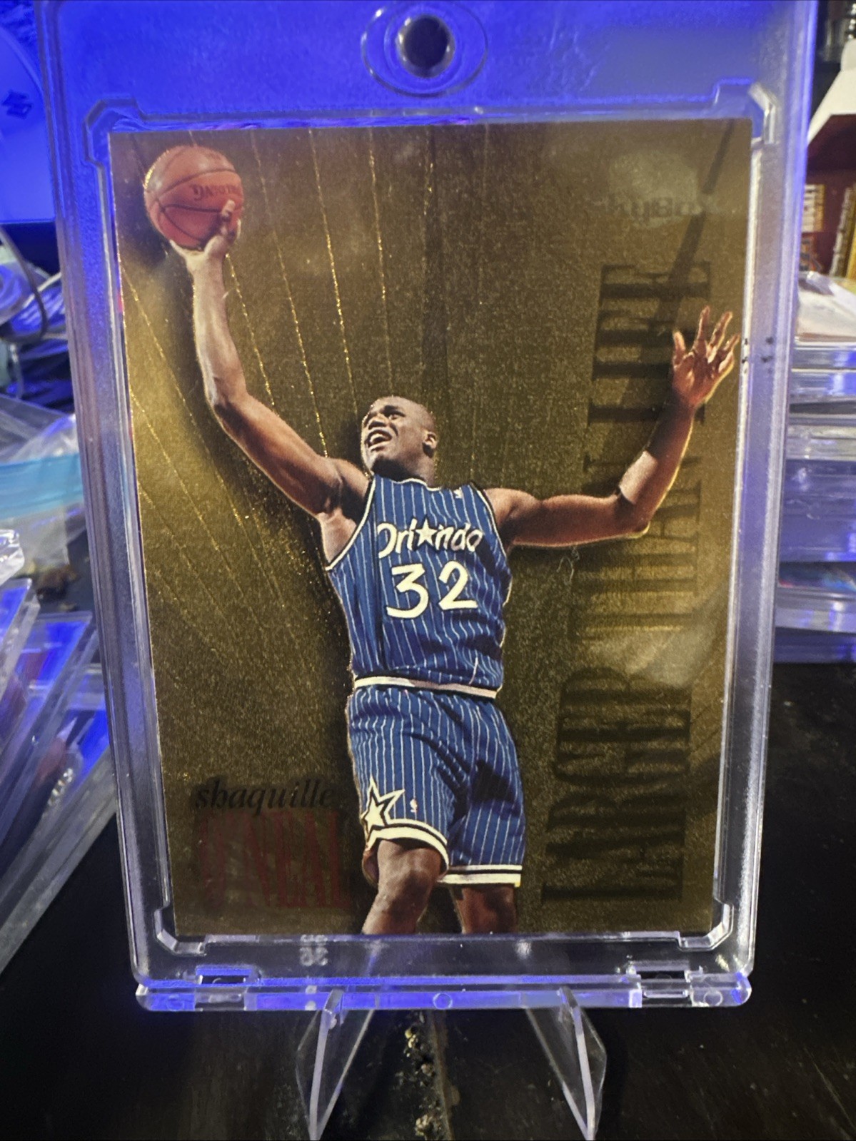 1995-96 Skybox Premium Larger than Life Shaquille O’Neal #L7 HOF 🔥