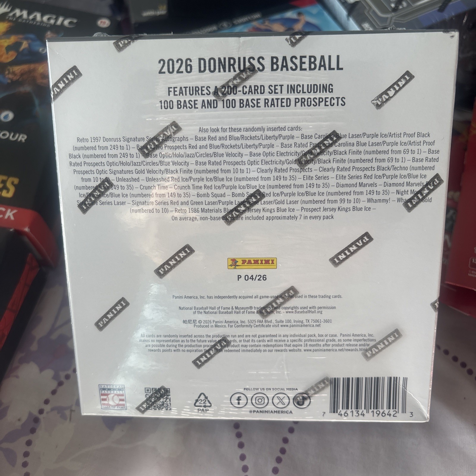 2026 Panini Donruss Baseball Mega Box