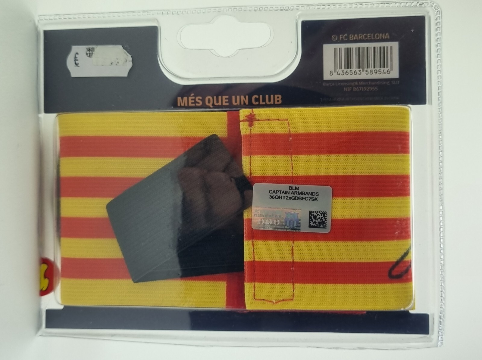Messi Messi captain armban original Hand Signed w/coa Free shipping worldwide