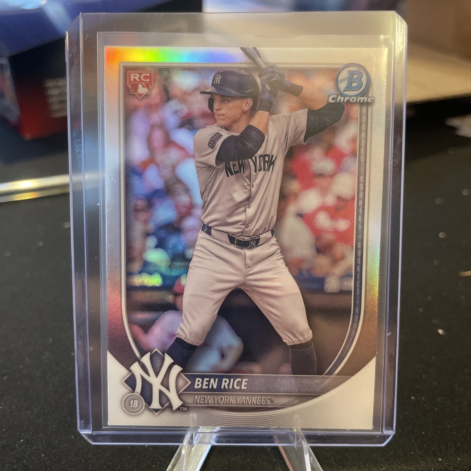 2025 Bowman – Rookie Red RC Variation Ben Rice #85 Sp Rookie Red Rc Chrome…