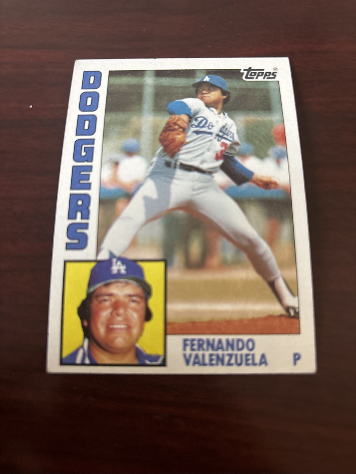 1984 Topps – Fernando Valenzuela #220 Los Angeles Dodgers NM MINT SHARP