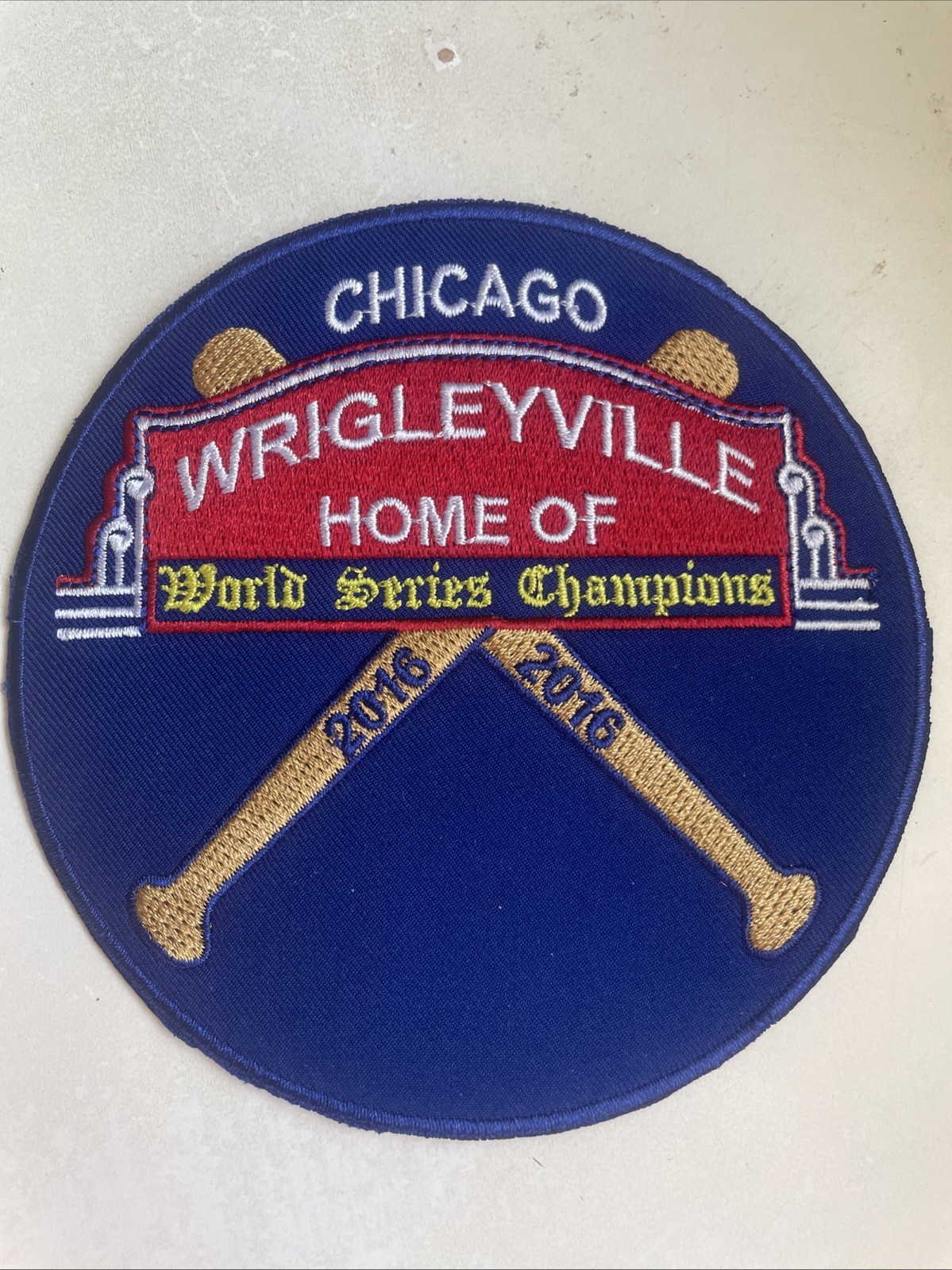 Chicago Cubs – Wrigleyville 2016 World Series Patch 4.5in