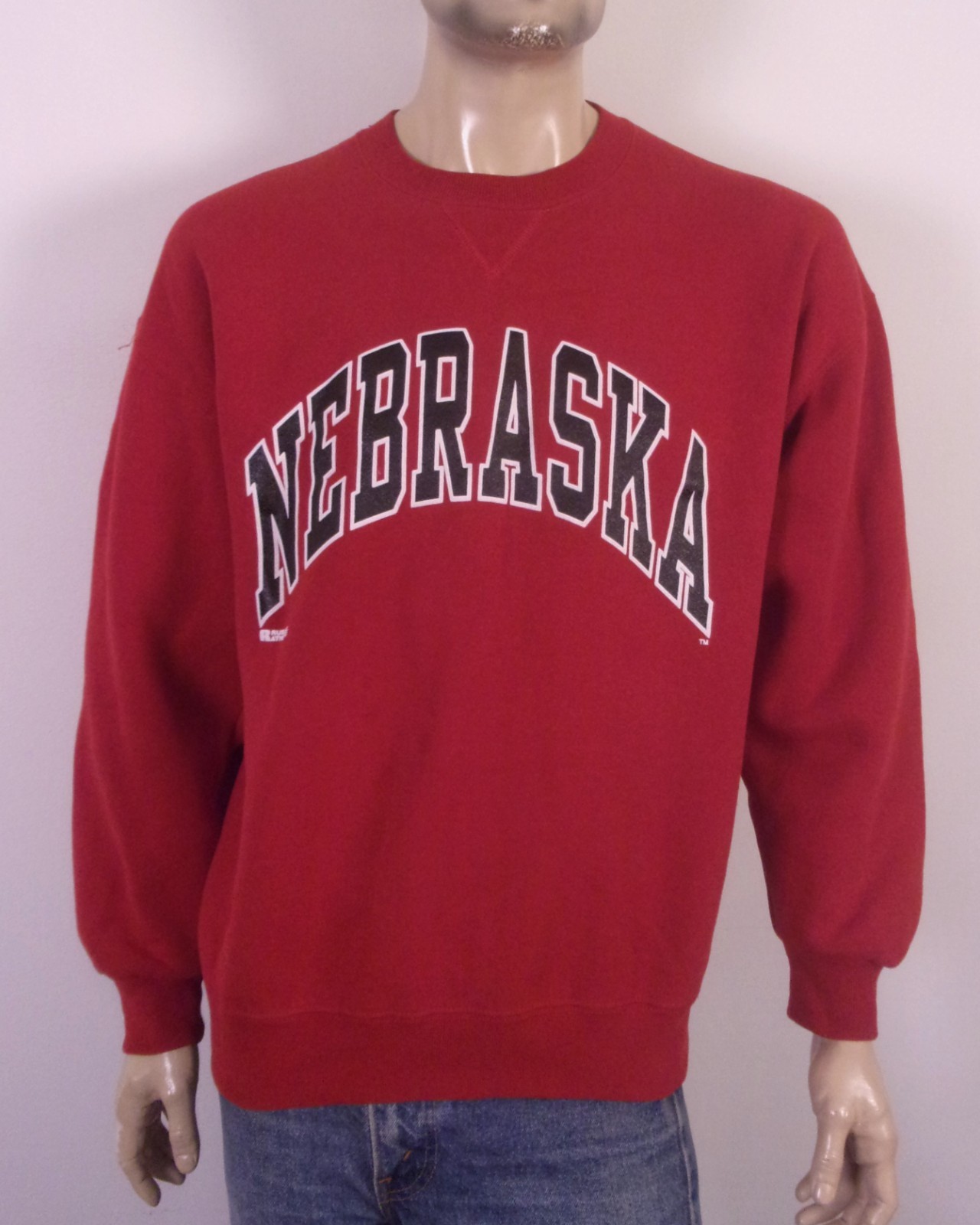 vintage 80s 90s Nebraska Cornhuskers Sweatshirt USA Russell Athletic NCAA Sz XL