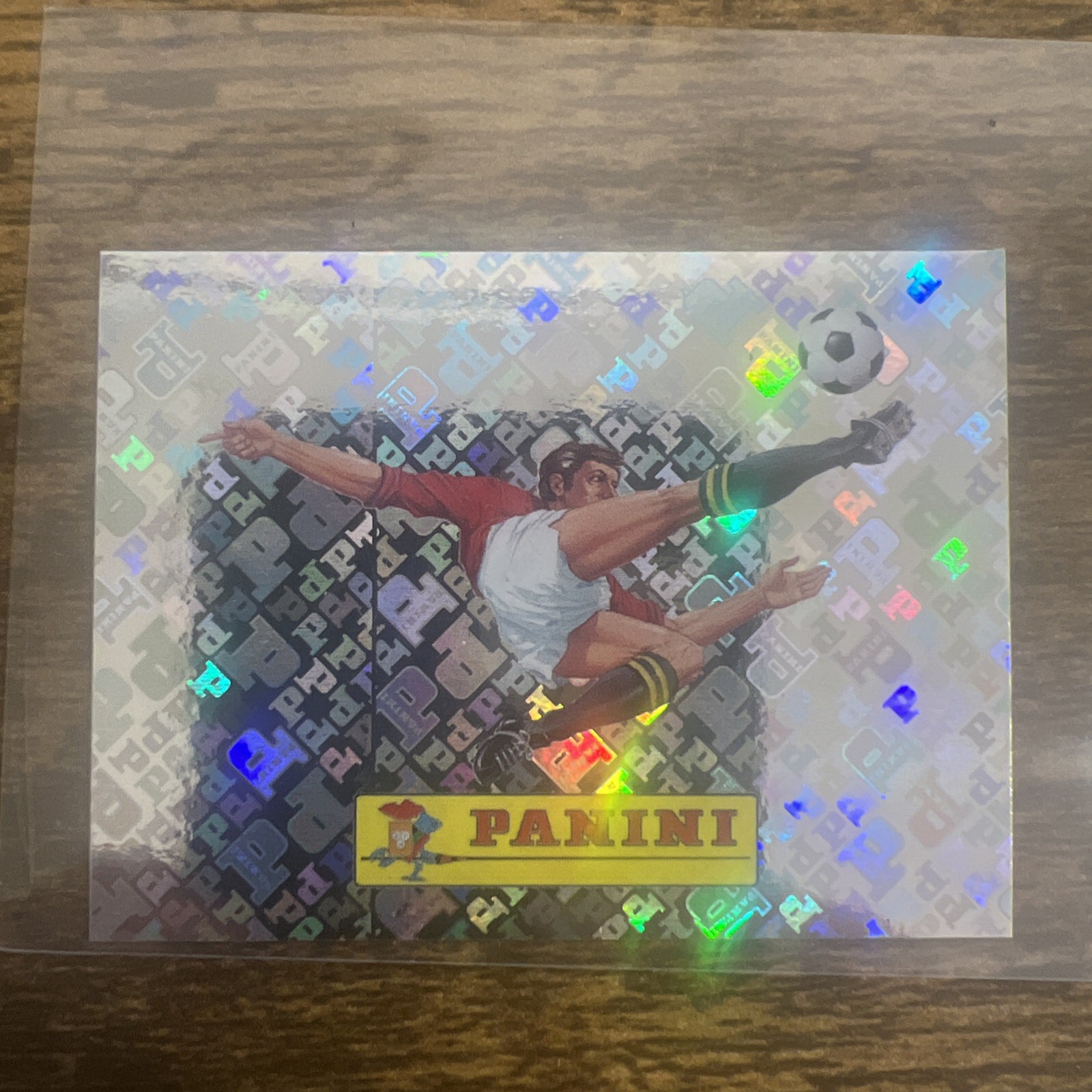 2026 Panini World Cup Sticker Panini Logo #00 Factory Error Miss-Cut Foil