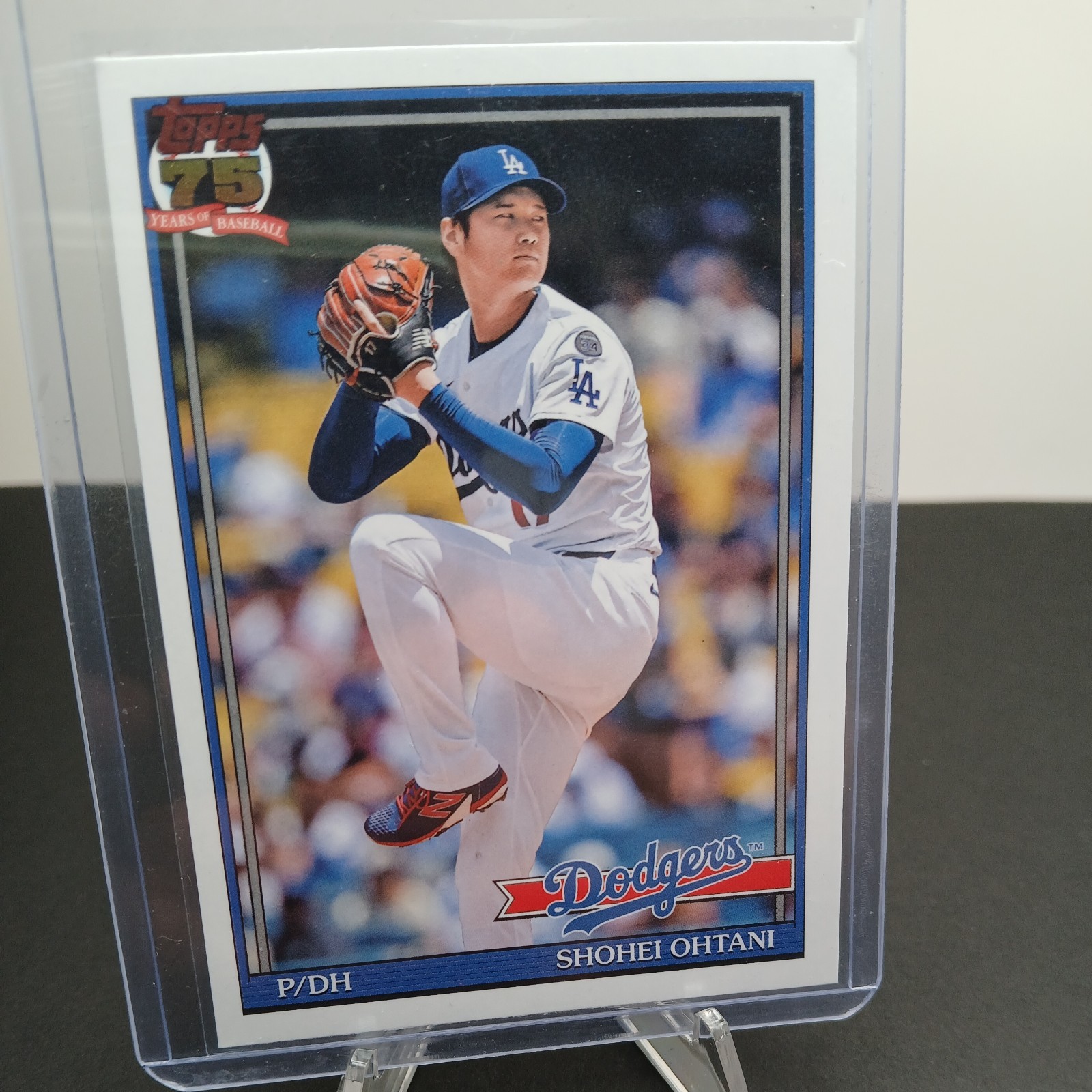 Shohei Ohtani Dodgers 1991 35th Anniv Insert Topps Series 1 #T91-100